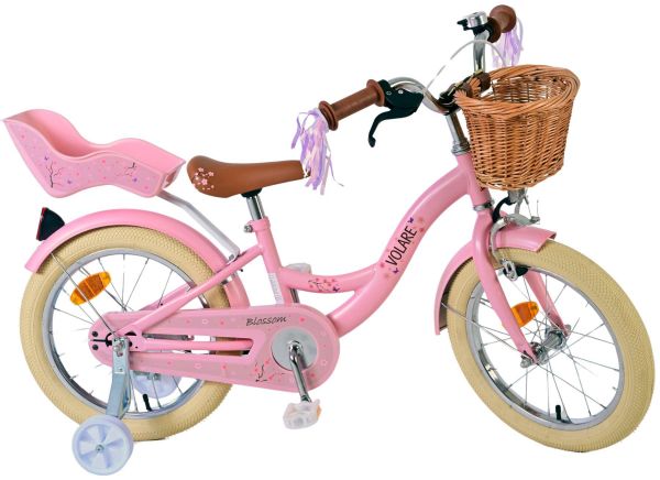 Volare Blossom Kinderfiets - Meisjes - 16 inch - Roze