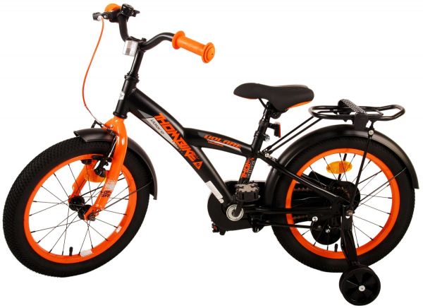 Volare Thombike Kinderfiets - Jongens - 16 inch - Zwart Oranje