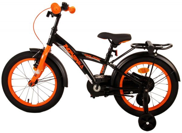 Volare Thombike Kinderfiets - Jongens - 16 inch - Zwart Oranje