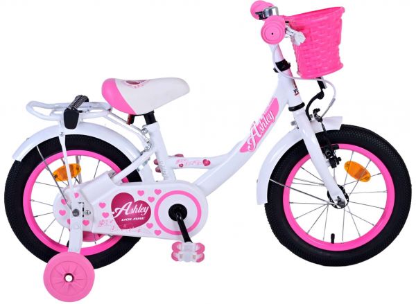 Volare Ashley Kinderfiets - Meisjes - 14 inch - Wit