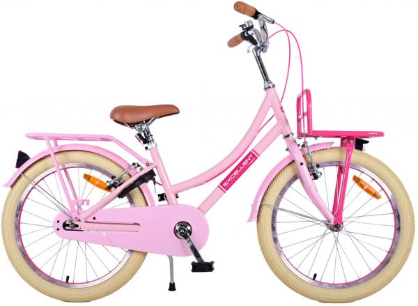 Volare Excellent Kinderfiets - Meisjes - 20 inch - Roze - Twee handremmen