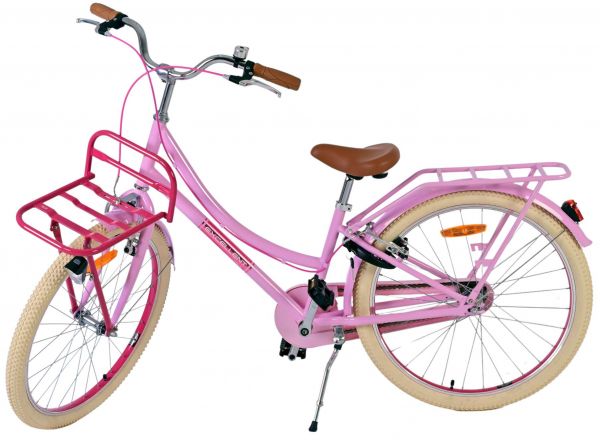 Volare Excellent Kinderfiets - Meisjes - 24 inch - Roze- Twee handremmen