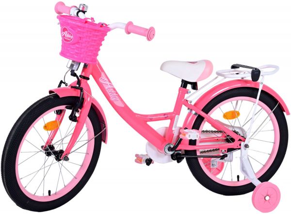 Volare Ashley Kinderfiets - Meisjes - 18 inch - Roze/Rood