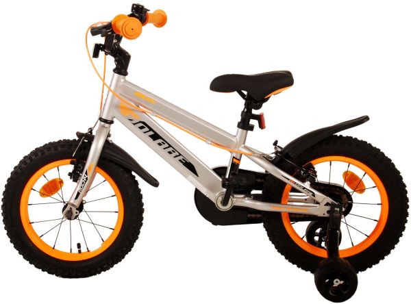 Volare Rocky Kinderfiets - Jongens - 14 inch - Grijs - Twee handremmen