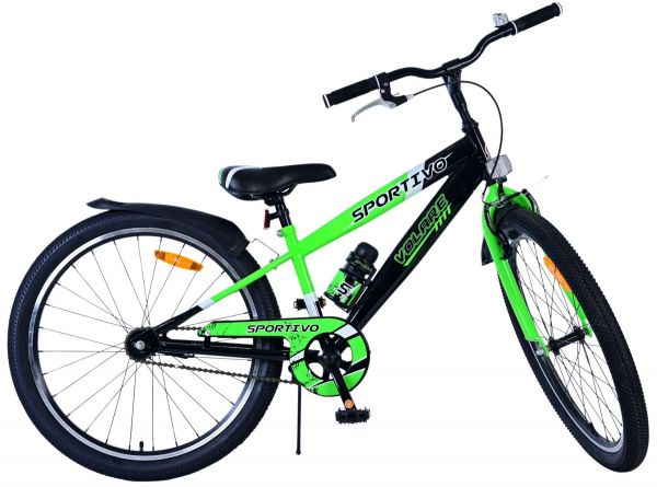 Volare Sportivo Kinderfiets - Jongens - 24 inch - Zwart Groen