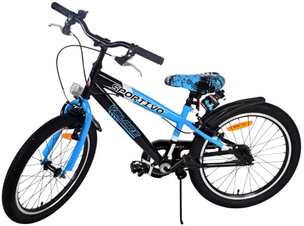 Volare Sportivo Kinderfiets - Jongens - 20 inch - Blauw - Twee handremmen