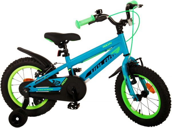 Volare Rocky Kinderfiets - Jongens - 14 inch - Groen - Twee handremmen