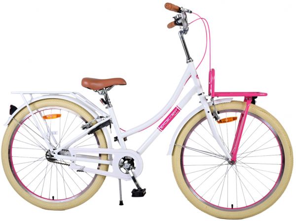 Volare Excellent Kinderfiets - Meisjes - 26 inch - Wit - Twee handremmen