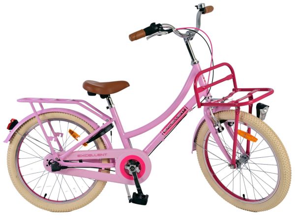 Volare Excellent Kinderfiets - Meisjes - 20 inch - Roze - 3 versnellingen