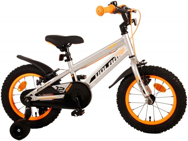 Volare Rocky Kinderfiets - Jongens - 14 inch - Grijs - Twee handremmen