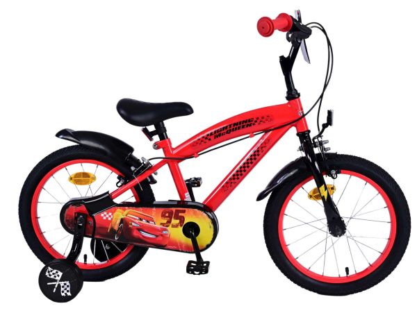 Disney Cars Kinderfiets - Jongens - 16 inch - Rood - Twee handremmen