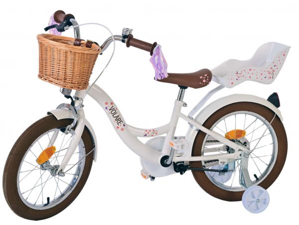 Volare Blossom Kinderfiets - Meisjes - 16 inch - Wit