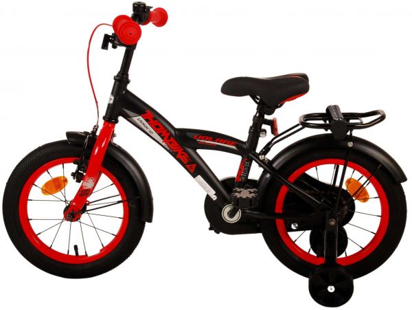 Volare Thombike Kinderfiets - Jongens - 14 inch - Zwart Rood