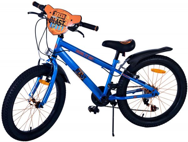 NERF Kinderfiets - Jongens - 20 inch - Satijn Blauw - 6 Speed