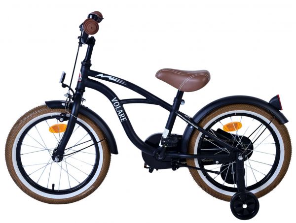 Volare Black Cruiser Kinderfiets - Jongens - 16 inch - Zwart