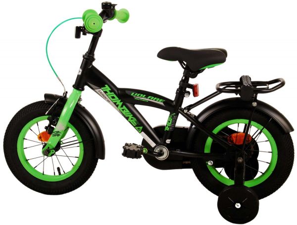 Volare Thombike Kinderfiets - Jongens - 12 inch - Zwart Groen