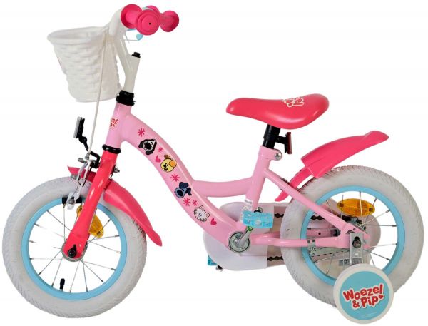 Woezel & Pip Kinderfiets - Meisjes - 12 inch - Roze