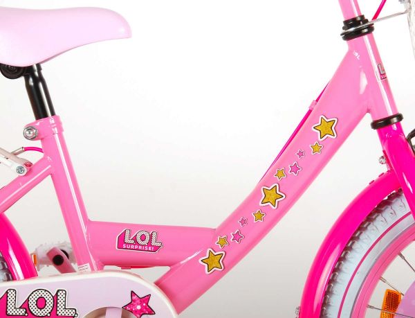 LOL Surprise Kinderfiets - Meisjes - 18 inch - Roze - twee handremmen