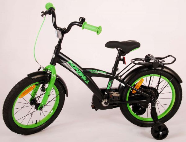 Volare Thombike Kinderfiets - Jongens - 16 inch - Zwart Groen