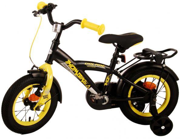 Volare Thombike Kinderfiets - Jongens - 12 inch - Zwart Geel