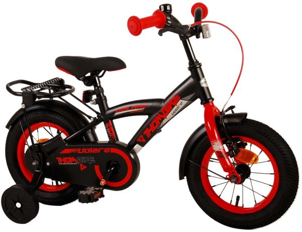 Volare Thombike Kinderfiets - Jongens - 12 inch - Zwart Rood