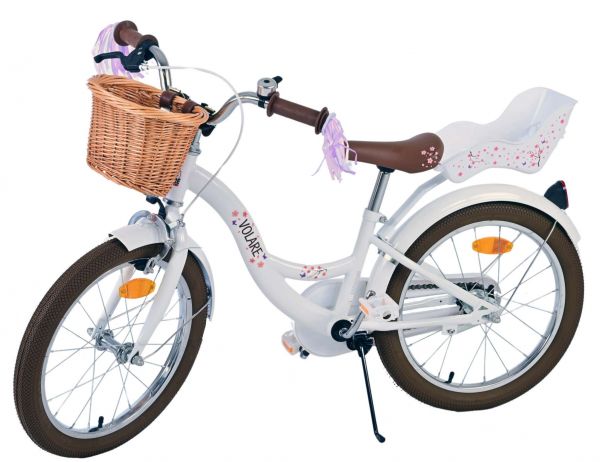 Volare Blossom Kinderfiets - Meisjes - 18 inch - Wit