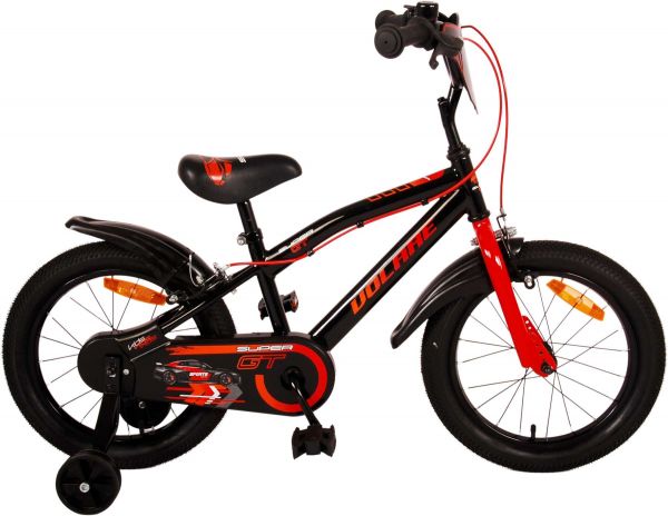 Volare Super GT Kinderfiets - Jongens - 16 inch - Rood - Twee handremmen