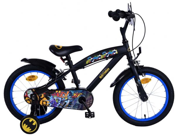 Batman Kinderfiets - Jongens - 16 inch - Zwart - Twee handremmen