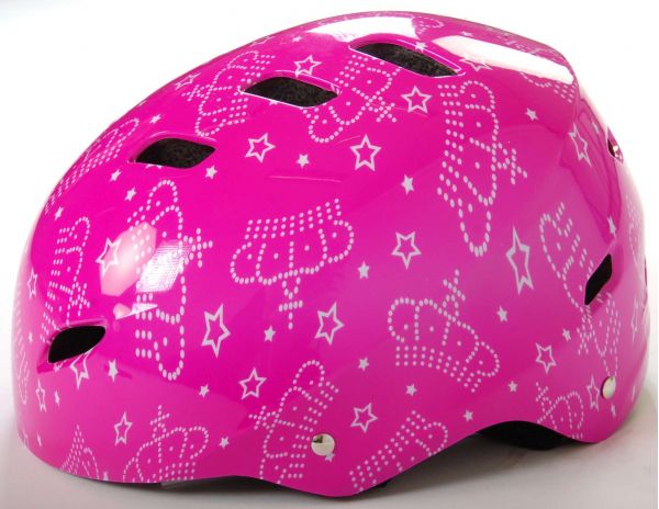 Volare Fiets/Skatehelm - Roze - 55-57 cm