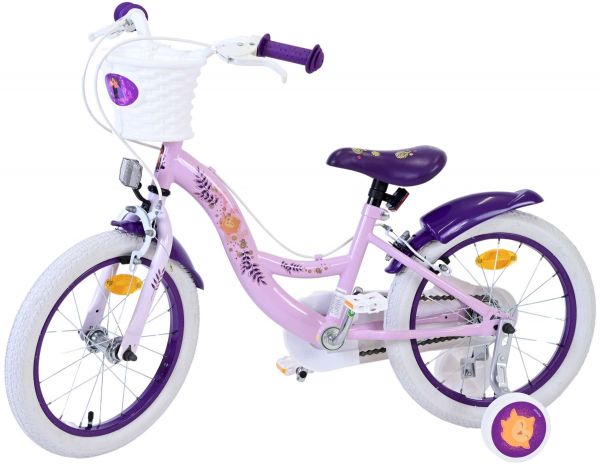 Disney Wish Kinderfiets - Meisjes - 16 inch - Paars - Twee handremmen