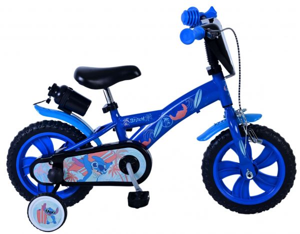 Disney Stitch Kinderfiets - Jongens - 12 inch - Blauw