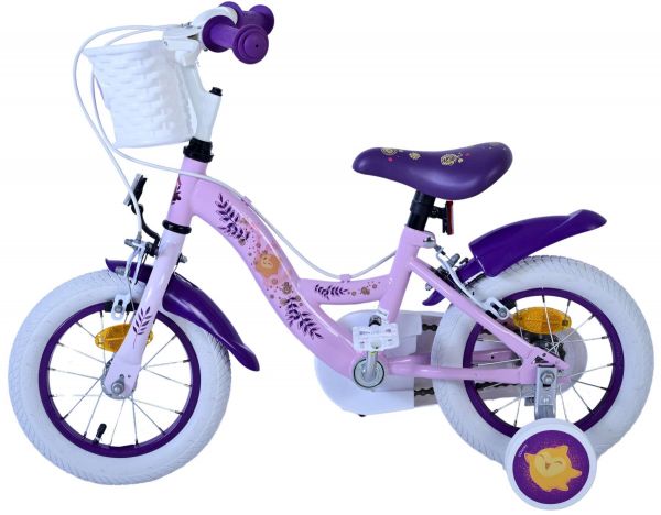 Disney Wish Kinderfiets - Meisjes - 12 inch - Paars - Twee Handremmen