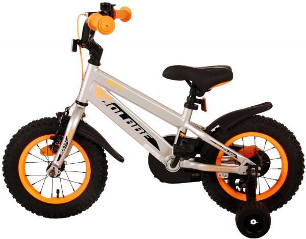 Volare Rocky Kinderfiets - Jongens - 12 inch - Grijs