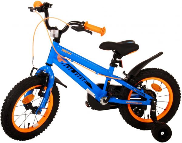 Volare Rocky Kinderfiets - Jongens - 14 inch - Blauw - Twee handremmen