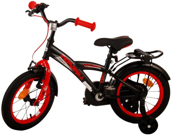 Volare Thombike Kinderfiets - Jongens - 14 inch - Zwart Rood