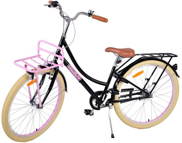 Volare Excellent Kinderfiets - Meisjes - 26 inch - Zwart - 3 versnellingen