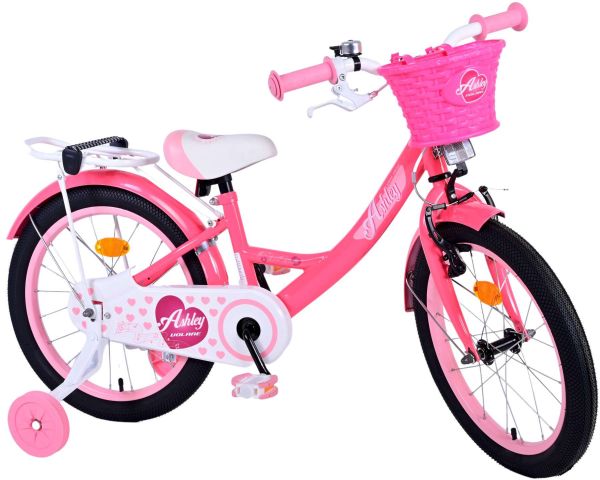 Volare Ashley Kinderfiets - Meisjes - 18 inch - Roze/Rood