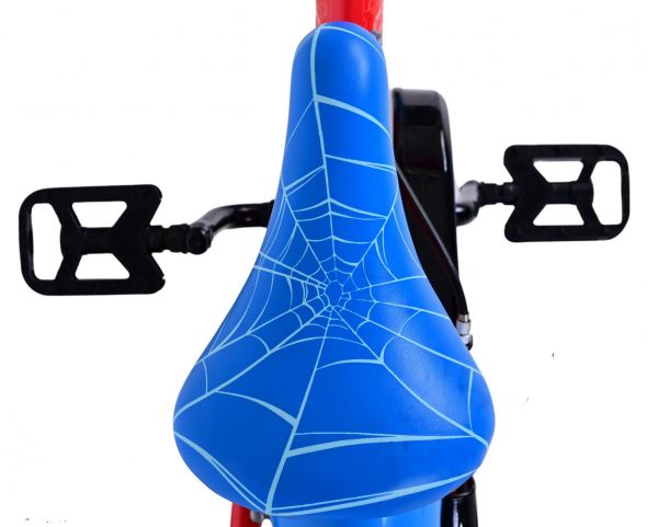 Ultimate Spider-Man Kinderfiets - Jongens - 12 inch - Blauw/Rood - Twee handremmen