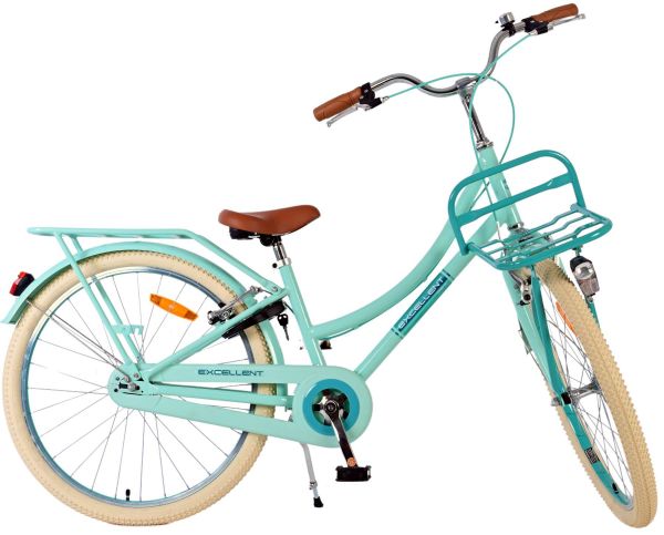 Volare Excellent Kinderfiets - Meisjes - 24 inch - Groen - Twee handremmen