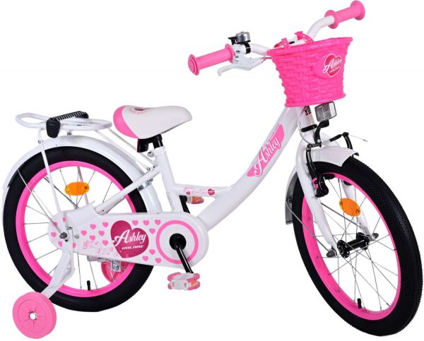 Volare Ashley Kinderfiets - Meisjes - 18 inch - Wit