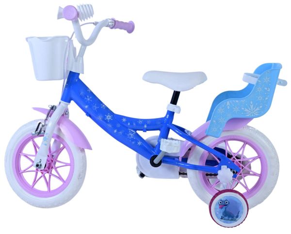 Disney Frozen Kinderfiets - Meisjes - 12 inch - Blauw