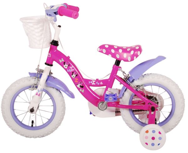 Disney Minnie Cutest Ever! Kinderfiets - Meisjes - 12 inch - Roze - Twee handremmen