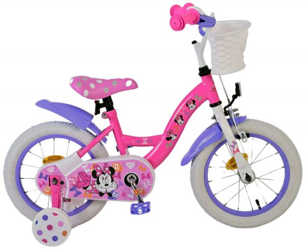 Disney Minnie Cutest Ever! Kinderfiets - Meisjes - 14 inch - Roze