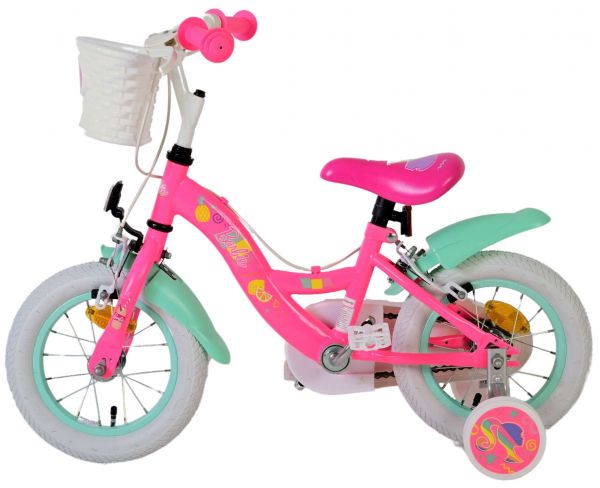 Barbie Kinderfiets - Meisjes - 12 inch - Roze - Twee Handremmen