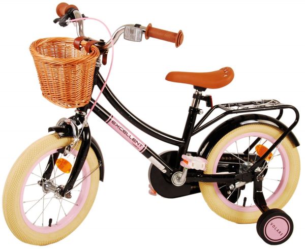 Volare Excellent Kinderfiets - Meisjes - 14 inch - Zwart