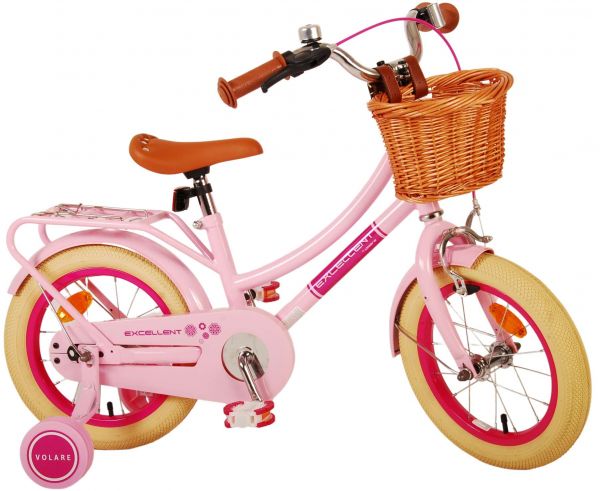 Volare Excellent Kinderfiets - Meisjes - 14 inch - Roze