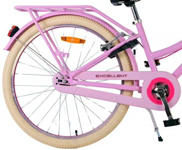 Volare Excellent Kinderfiets - Meisjes - 24 inch - Roze- Twee handremmen