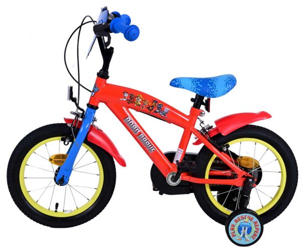 Paw Patrol Kinderfiets - Jongens - 14 inch - Twee handremmen