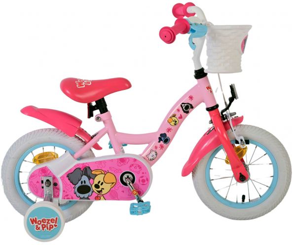 Woezel & Pip Kinderfiets - Meisjes - 12 inch - Roze