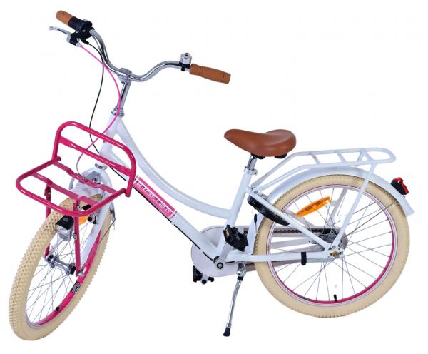 Volare Excellent Kinderfiets - Meisjes - 20 inch - Wit - 3 versnellingen